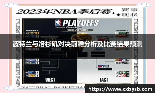 波特兰与洛杉矶对决前瞻分析及比赛结果预测